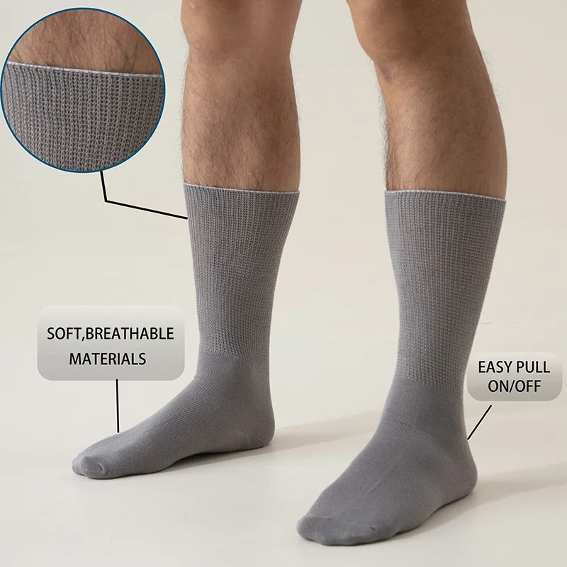 ZEXOLAP 6 Pairs Diabetic Socks &ndash; Comfortable Moisture Wicking Fabric