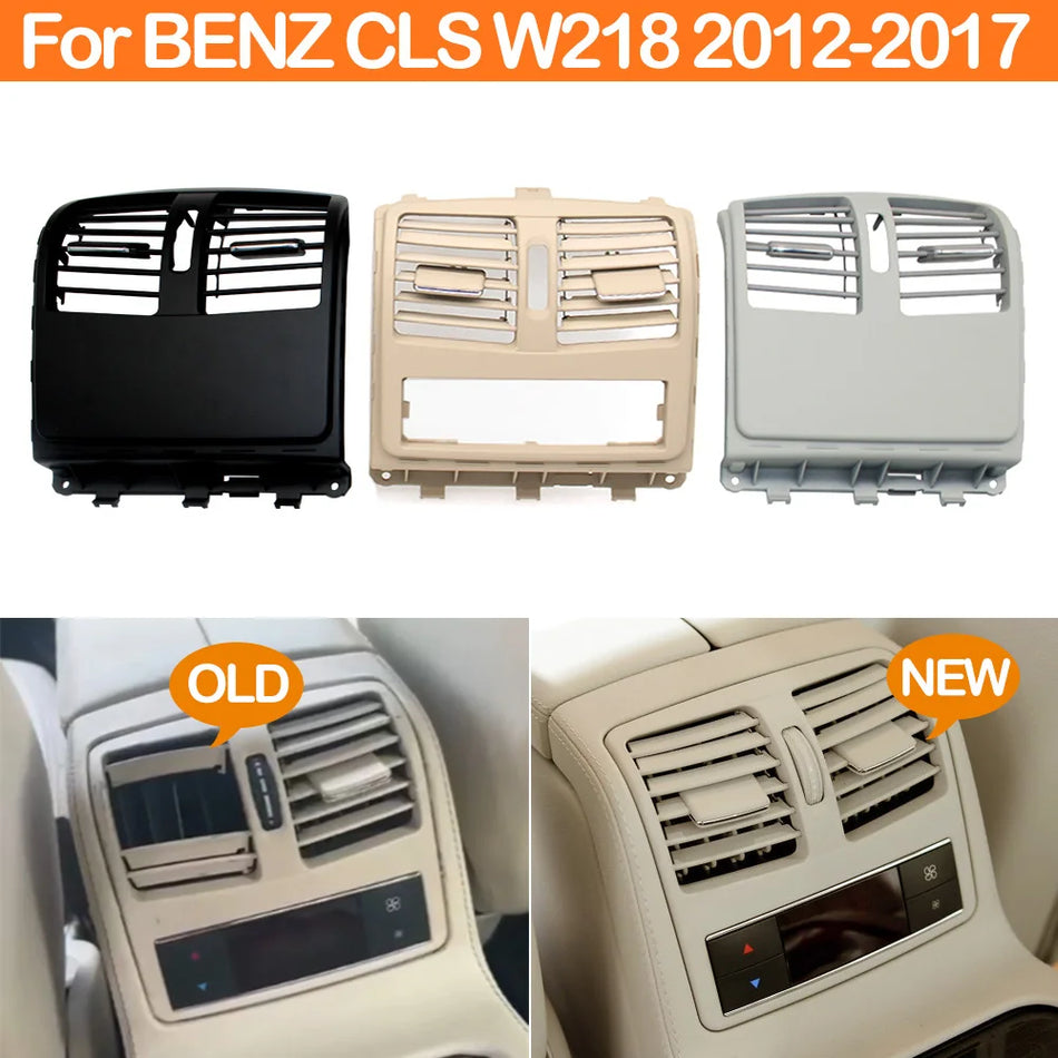 Rear Air Conditioning Vent Grill Panel Cover Made of PC/ABS for Mercedes-Benz CLS W218