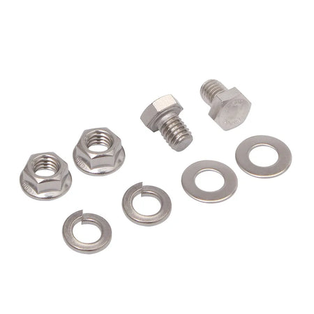 Motorcycle Black Rearview Mirror Brackets Adapter &ndash; Durable Aluminum Construction