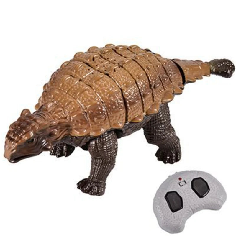 RC Dinosaur Walking Toy &ndash; Interactive Dino for Kids Ankylosaurus