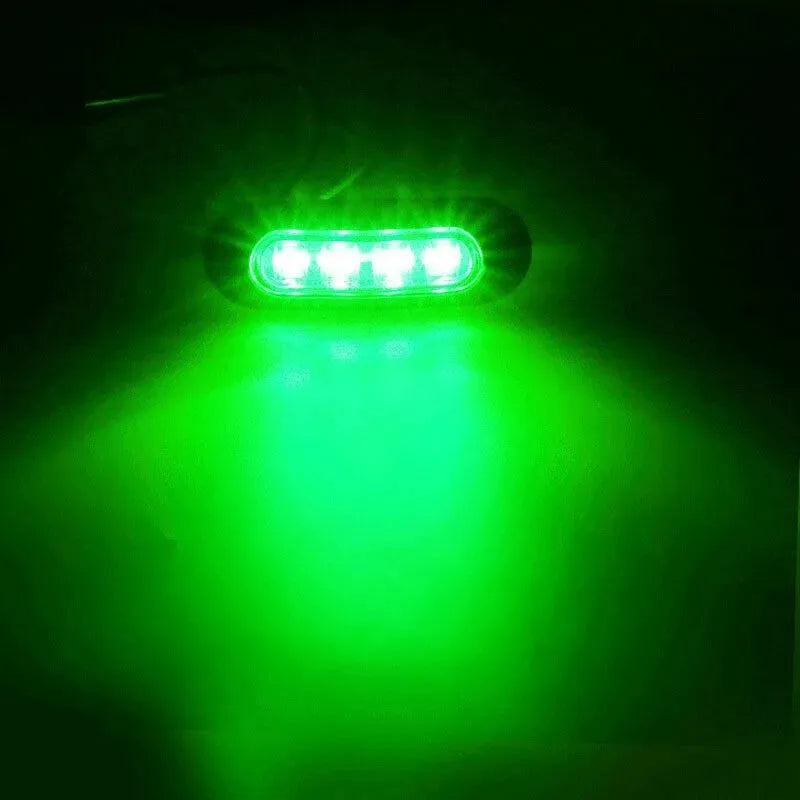 Dual Colour LED Boat Navigation Lights - Waterproof Signal Lamps