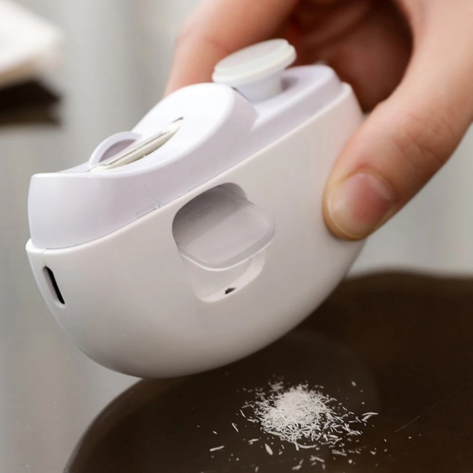 2 в 1 Электрические Ногтевые Ножницы с LED Светом USB Заряжаемые