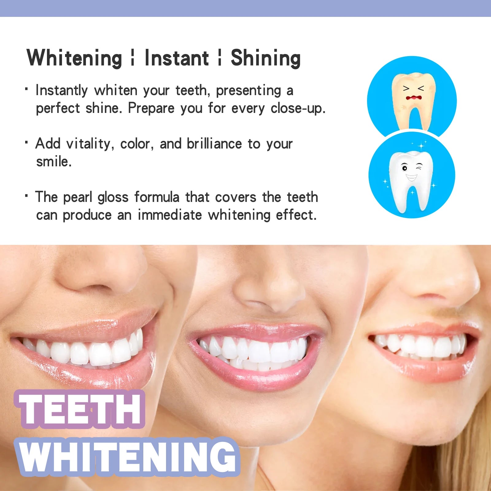 Teeth Whitening Paint Kit &ndash; Instant Natural Whitening