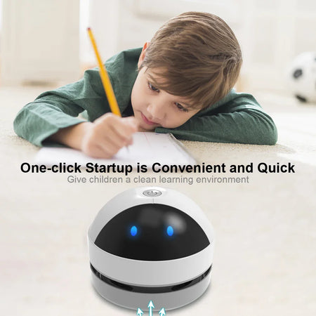 Desk Dust Vacuum &ndash; Cute and Compact USB Charging Cleaner