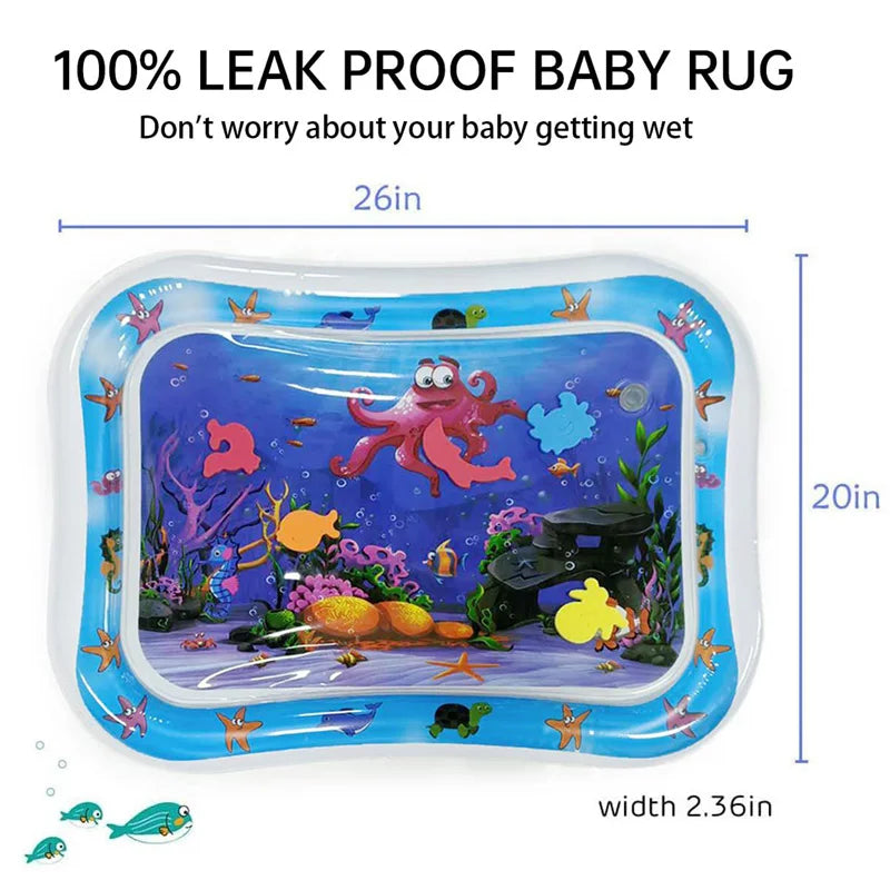 Inflatable Baby Water Play Mat for Tummy Time
