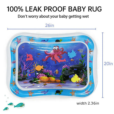 Inflatable Baby Water Play Mat for Tummy Time