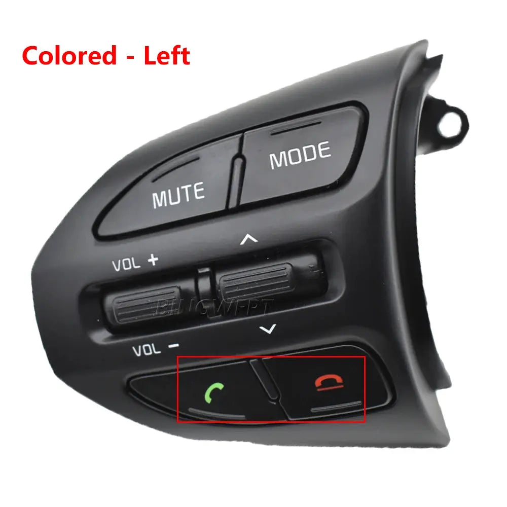For KIA K2 RIO 2017 2018 2019 2020 2021 Car Multi Function Steering Wheel Audio Volume Music Buttons by InterCyprus Trading Ltd