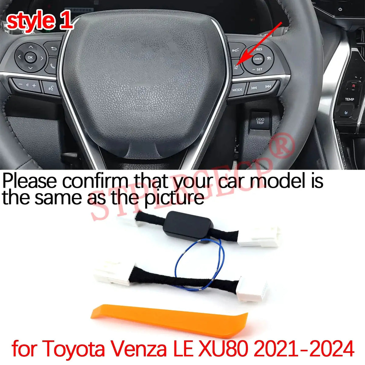 Car Lane Keeping Assist Automatic Shut Off Device for Toyota Venza LE XU80 2021-2024 LTA LDA Function Default Off Cable by InterCyprus Trading Ltd