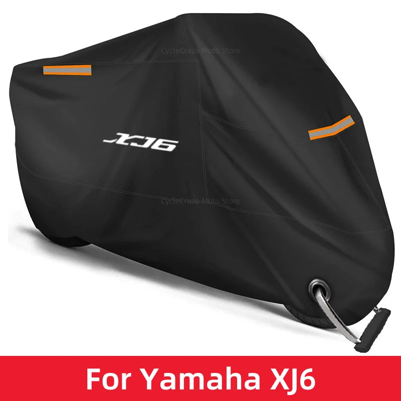 Motorcycle Cover &ndash; Waterproof UV Protector Dustproof Black / 3XL For 221-230cm