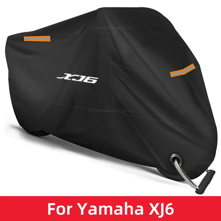 Motorcycle Cover &ndash; Waterproof UV Protector Dustproof Black / 3XL For 221-230cm