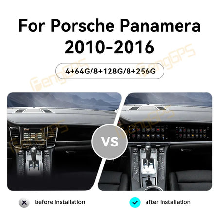 Panamera 12.3 Inch Dual Screen CarPlay &ndash; Upgraded DSP