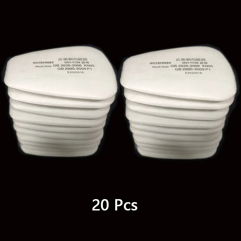Spray Paint Dust-Proof 5N11 Filters &ndash; For 3M 6001 6002 20 Pcs Filter cotton