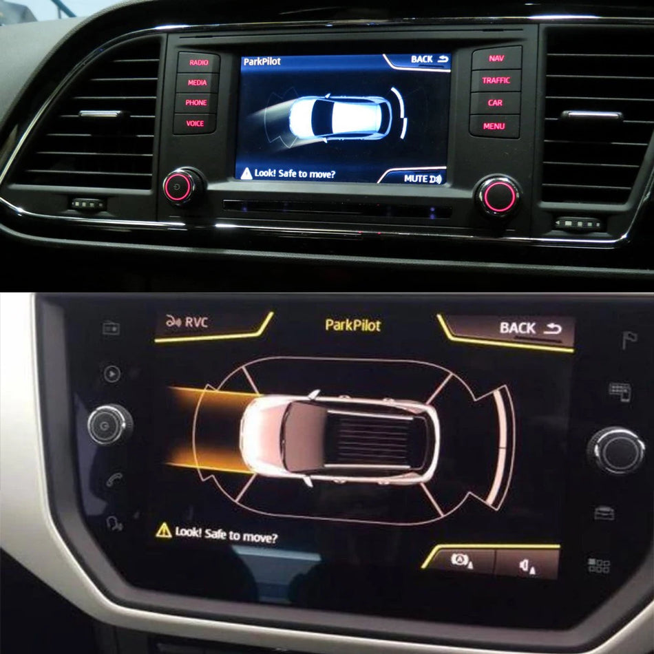 Sistema di Sensori di Parcheggio Retrofit per SEAT Ateca Arona Tarraco Ibiza Mk5 Anteriore e Posteriore