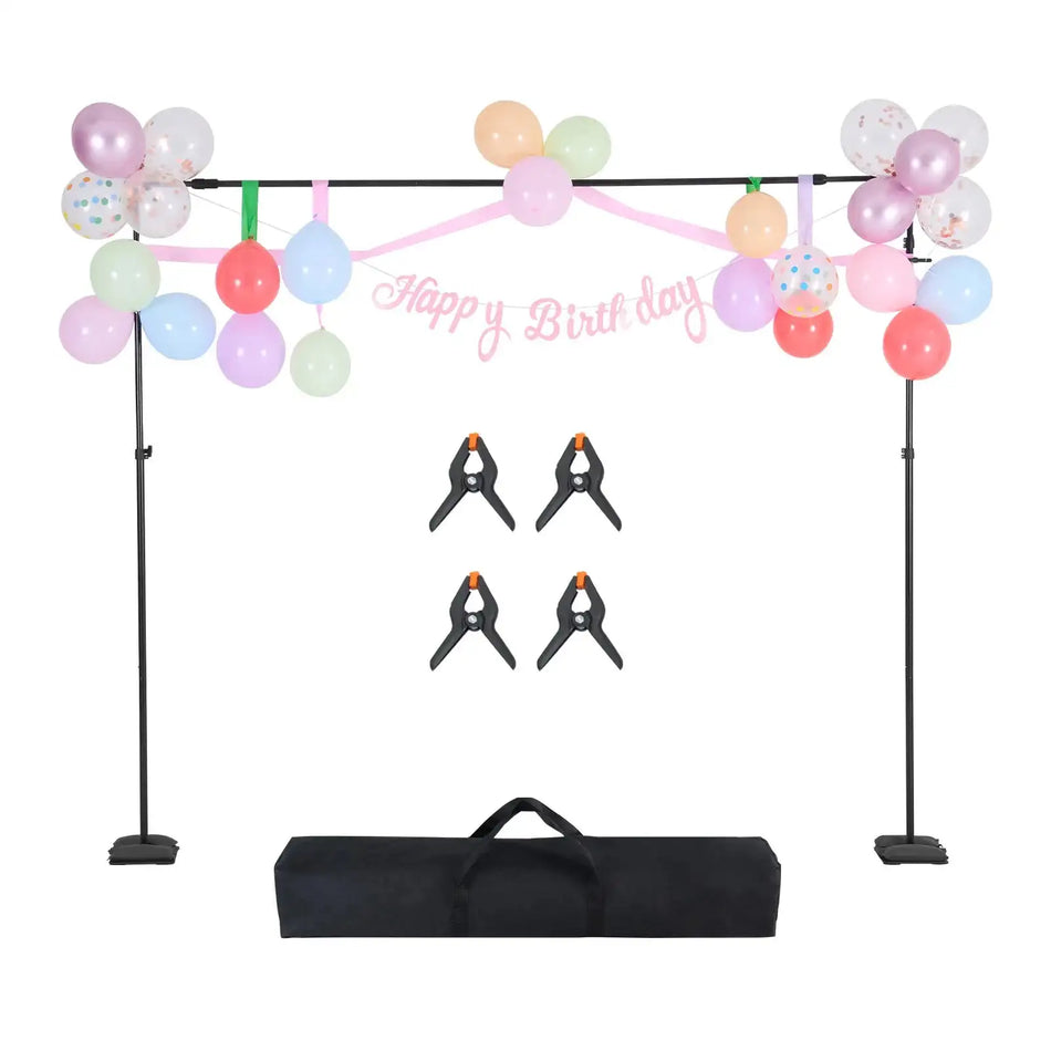 Adjustable Heavy Duty Backdrop Stand Wedding Photo