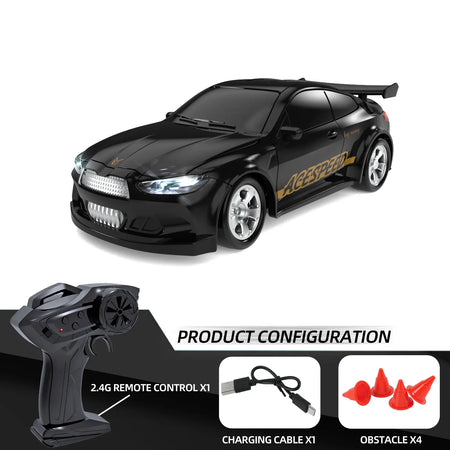 1/64 FQD23 FQD25 4WD Remote Drift Car &ndash; High Speed Drift black