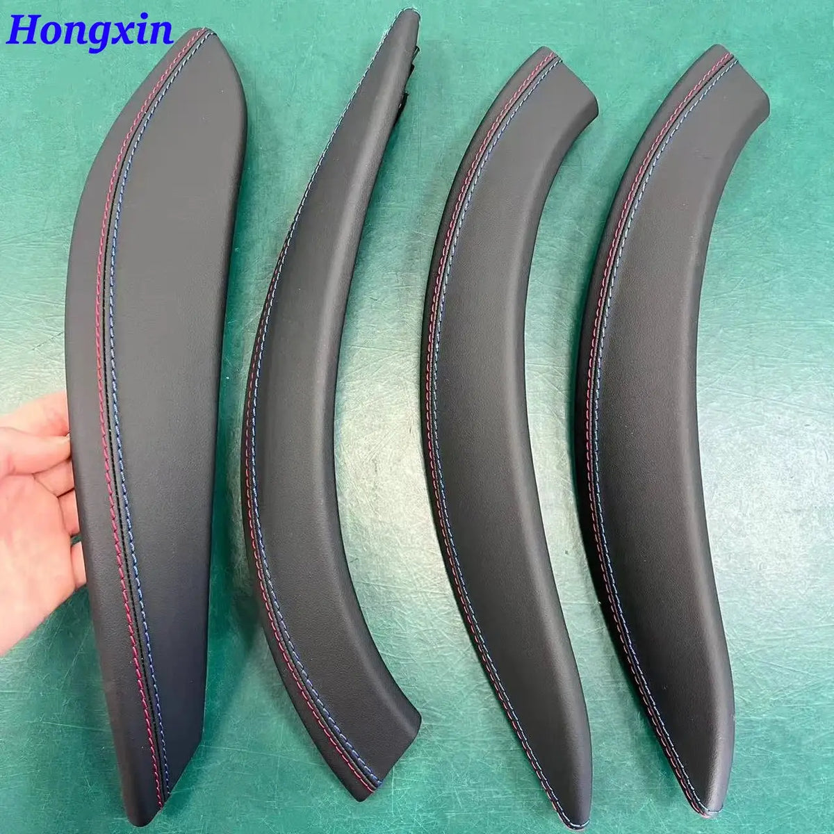F30 F31 Leather Car Door Handle Inside Pull Trim Cover For BMW 3 4 Series M3 M4 F30 F31 F32 F33 F80 F82 F83 F84 by InterCyprus Trading Ltd