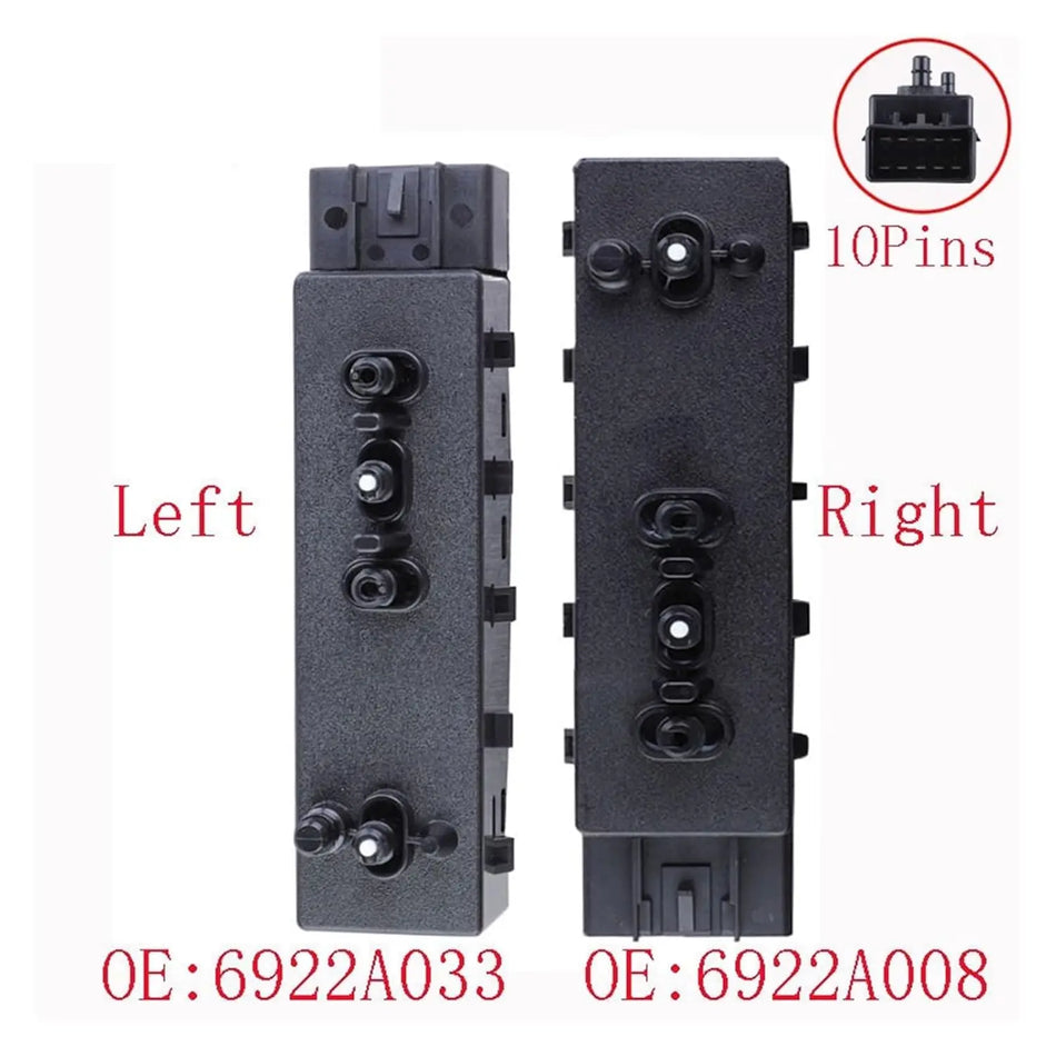 Sähkösäätöinen Istuin Kytkinpari Mitsubishi Outlander ASX Lancer Evolution Vasemmalle ja Oikealle Vaihto