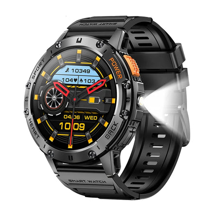 Android iOS AMOLED Smart Watch Men &ndash; Ultra Lightweight black