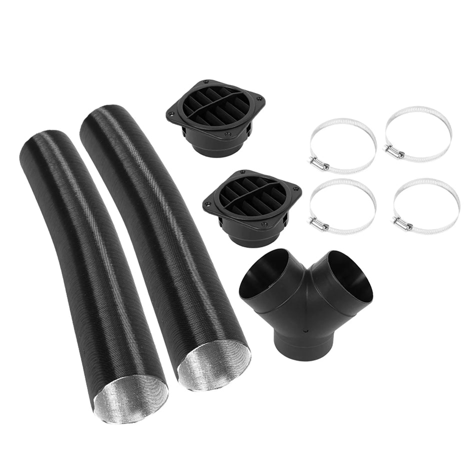 Tubería de conducto de calefacción diésel para automóvil de 75 mm para salida de aire caliente, 2 kW