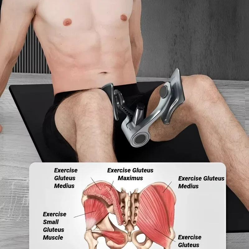 Pelvic Muscle Trainer for Men, Home Floor Exerciser with Adjustable Resistance