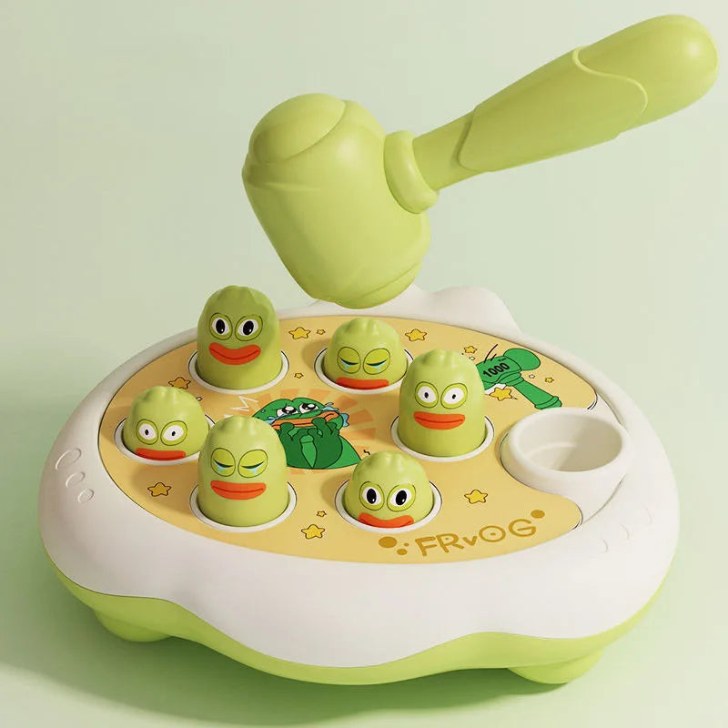 Duck/Frog/Pig Baby Toy Montessori Learning Game Frog