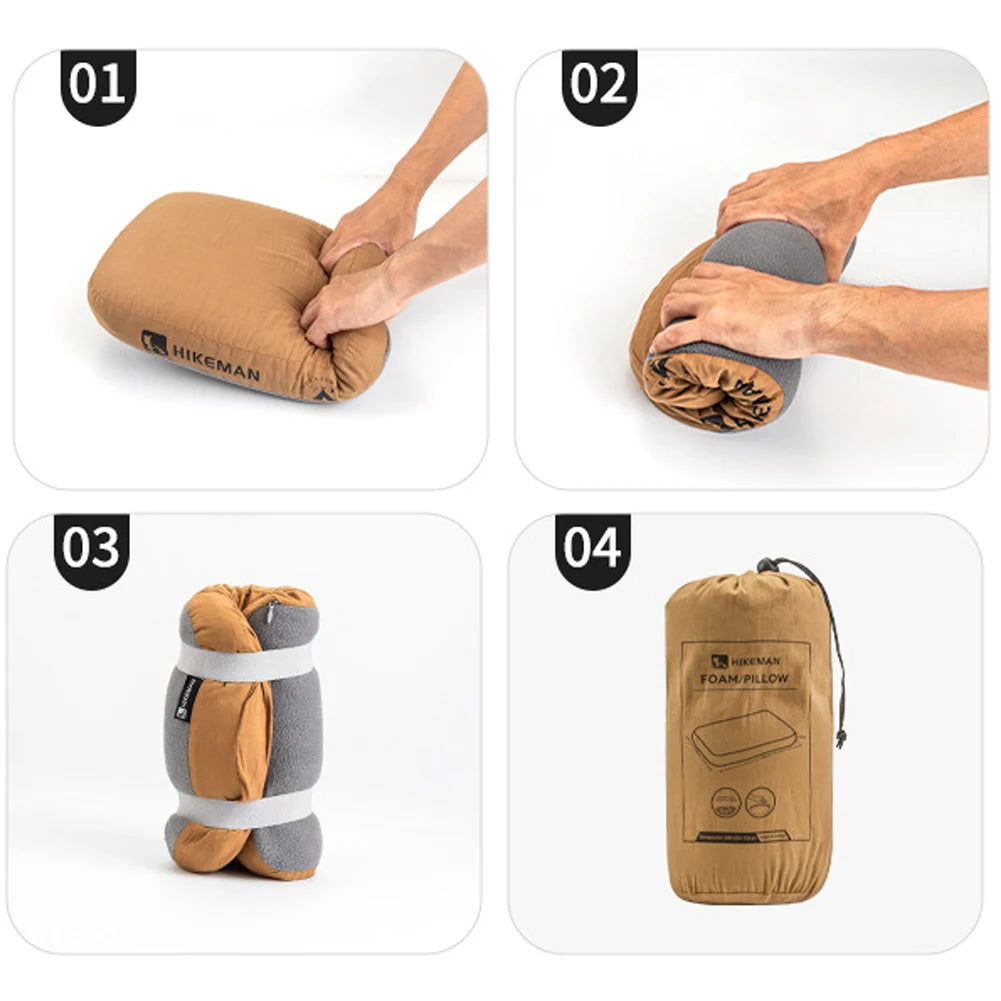 NoonBreak Pillow &ndash; Memory Foam Cervical Travel Support