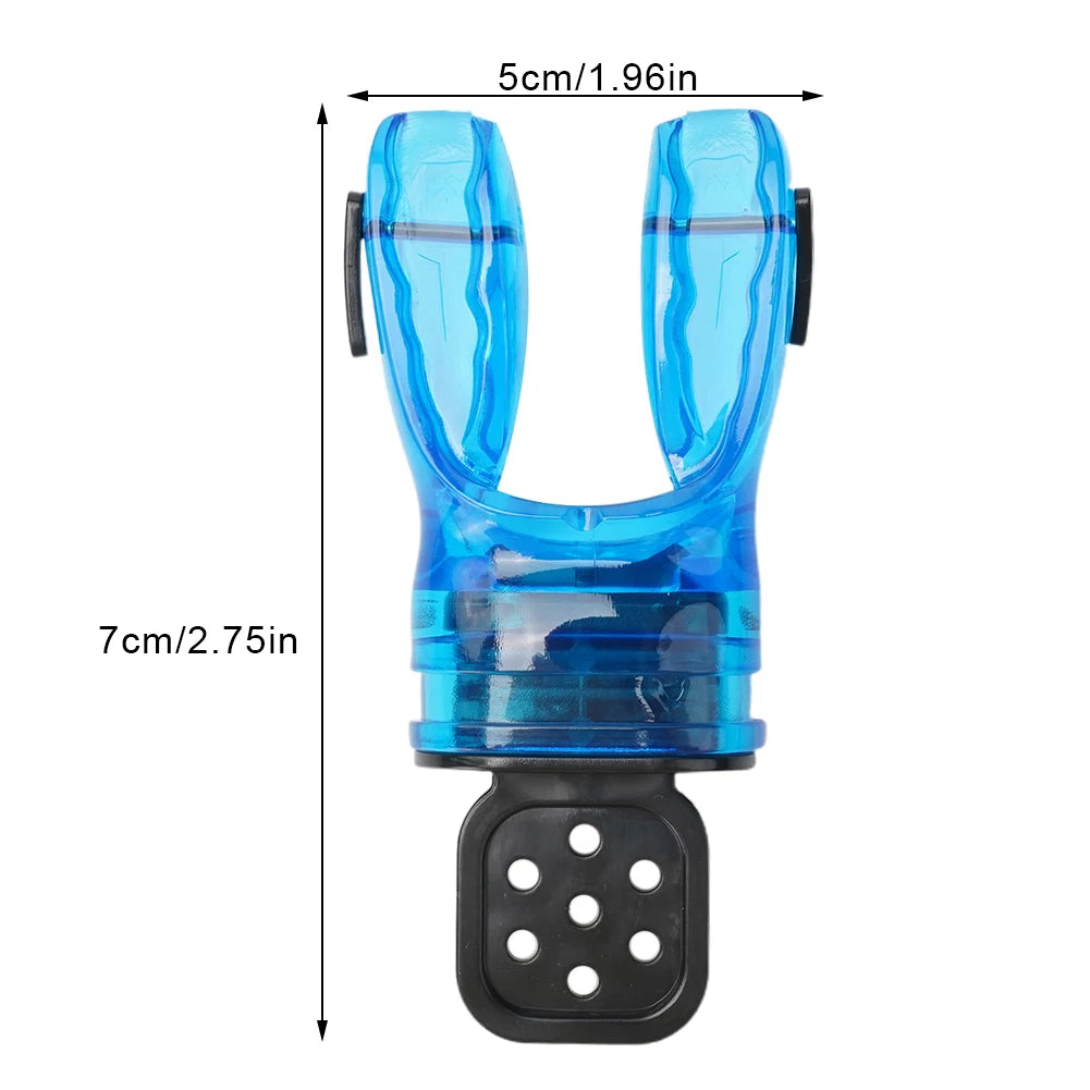 Silicone Snorkel Diving Mouthpiece - Moldable &amp; Comfortable Bite