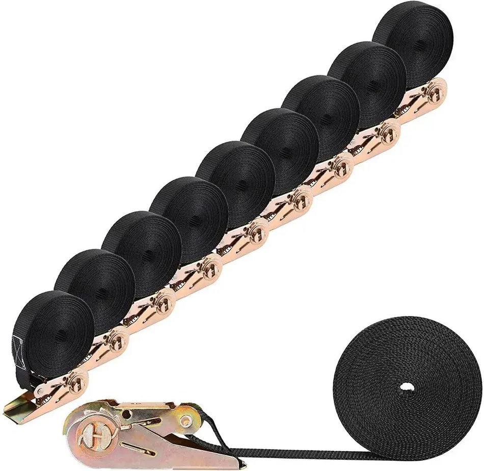 10 sztuk pasów ratchet do mocowania 6m 25mm 800kg poliester