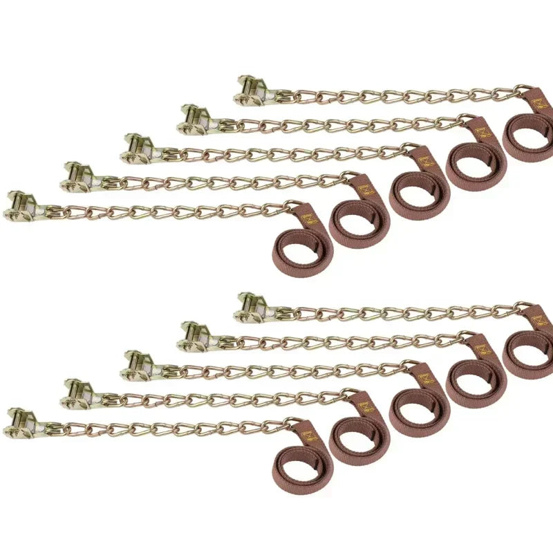 Car Winter Snow Chain &ndash; Anti Slip Wear Resistant Quick Fit 10Pcs