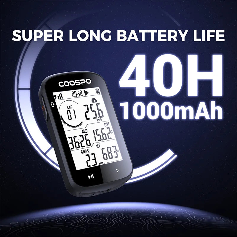 COOSPO CS300 &ndash; Wireless Bluetooth Bike Speedometer with APP Sync