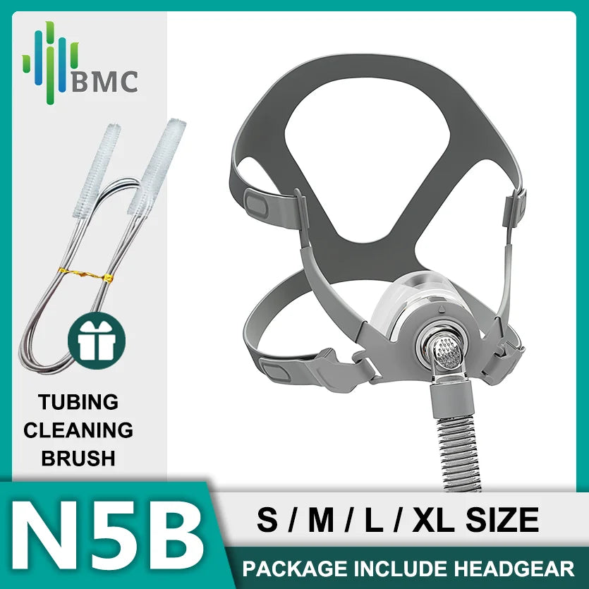 BMC N5B Nazal CPAP Maskesi Başlık Takımı BiPAP S10 22mm Hortum İçin