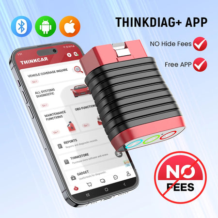 THINKCAR BD6 OBD2 Bluetooth Scanner &ndash; Full Diagnostics