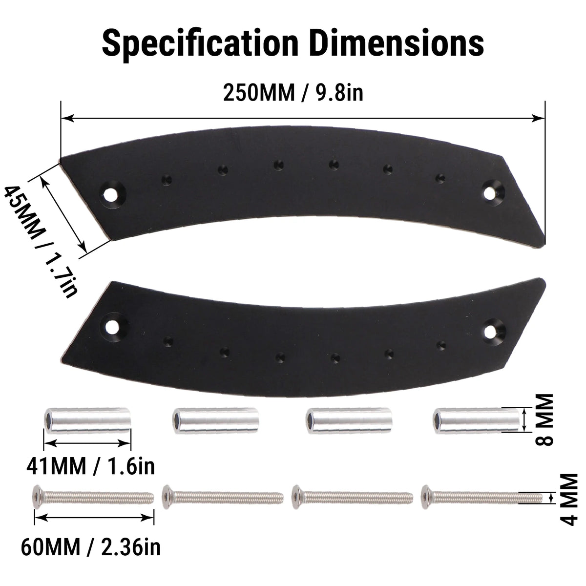 Interior Door Pull Handles Aluminum for VW Beetle 1998-2010 by InterCyprus Trading Ltd