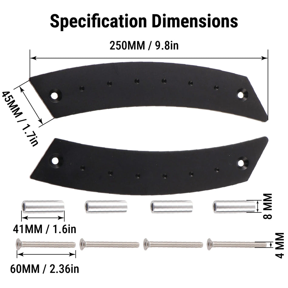 Interior Door Pull Handles Aluminum for VW Beetle 1998-2010 by InterCyprus Trading Ltd