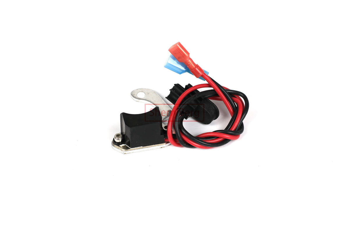 SherryBerg Electronic Ignition Kit FOR Lucas 22D6 23D6 25D6 Distributor with Powermax Red Rotor Arm Electrical Kit by InterCyprus Trading Ltd