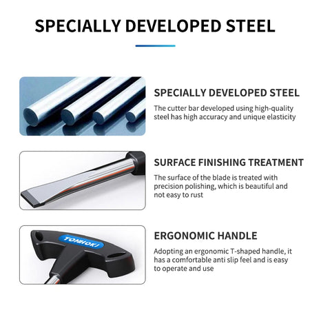 Portable Labor-saving T Screwdriver - Stainless Steel, Lightweight, Multi-use for Maintenance &amp; Camping