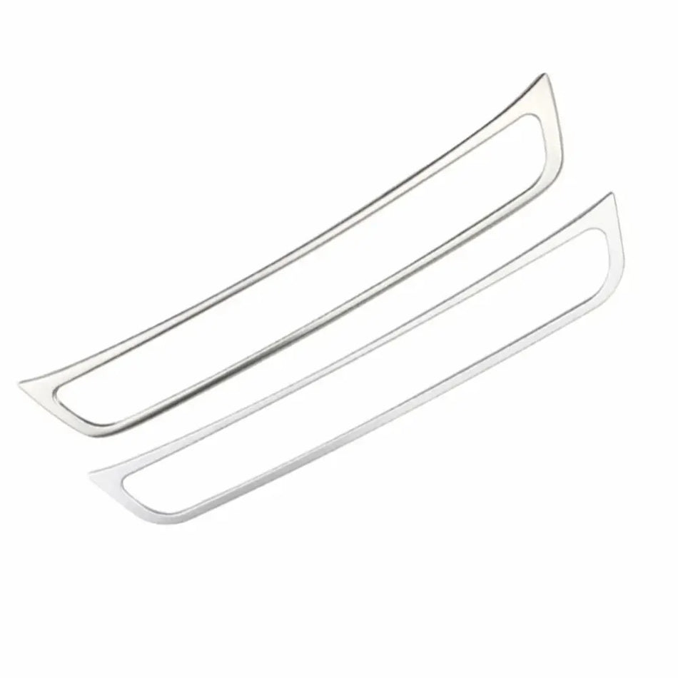 Jeep Renegade BU midterkonsol advarselslysramme, ABS rustfrit stål trim