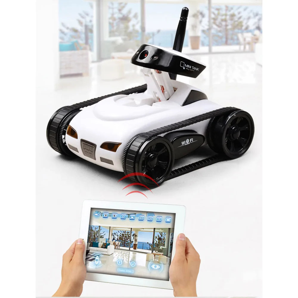 JIKEFUN Q101 RC Tank &ndash; FPV WiFi Real-time HD Camera