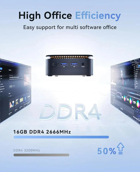 Kamrui N97 Mini PC Intel Alder Lake 16GB RAM 512GB SSD