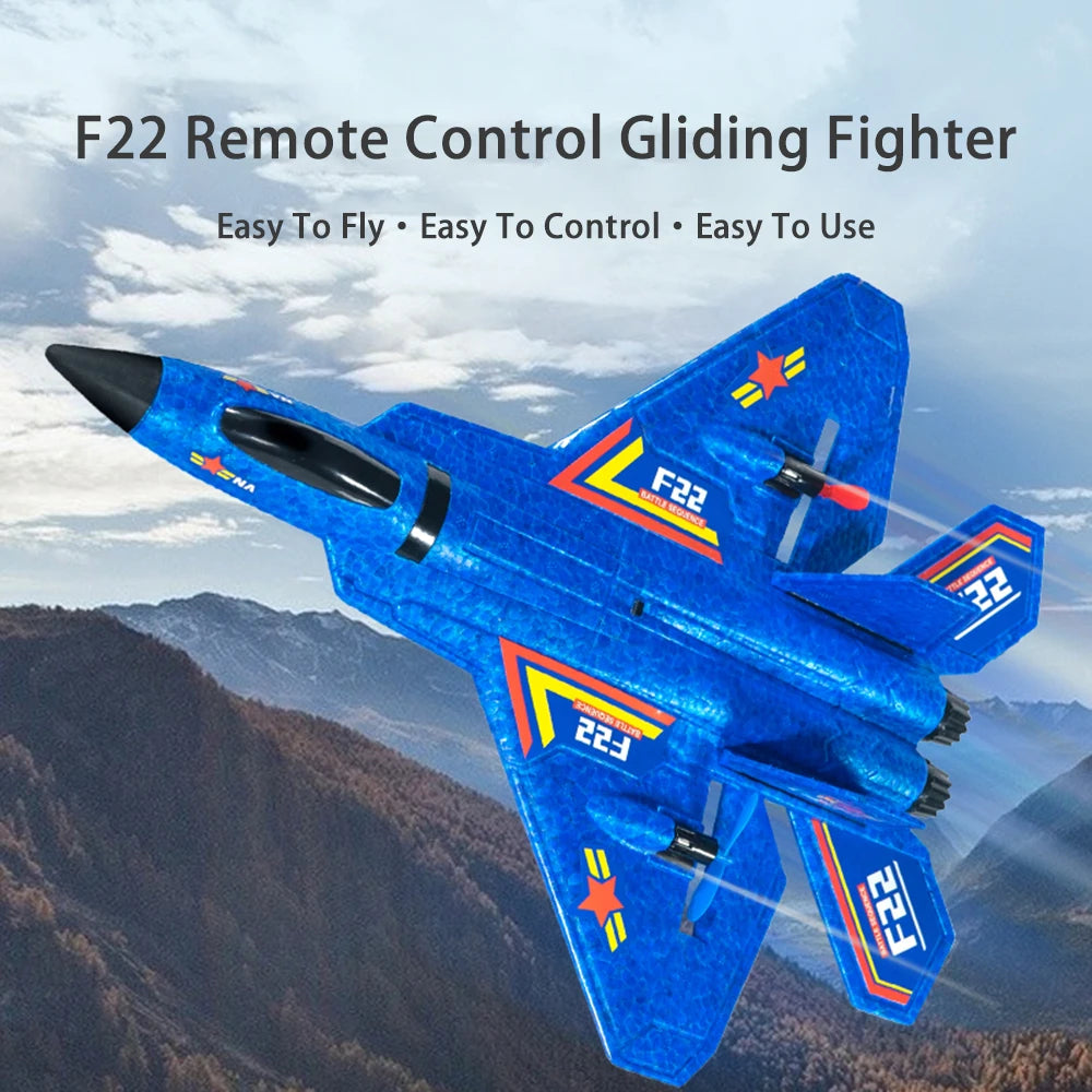 F22 RC Plane SU27 2.4G EPP Foam Glider &ndash; LED Lighting