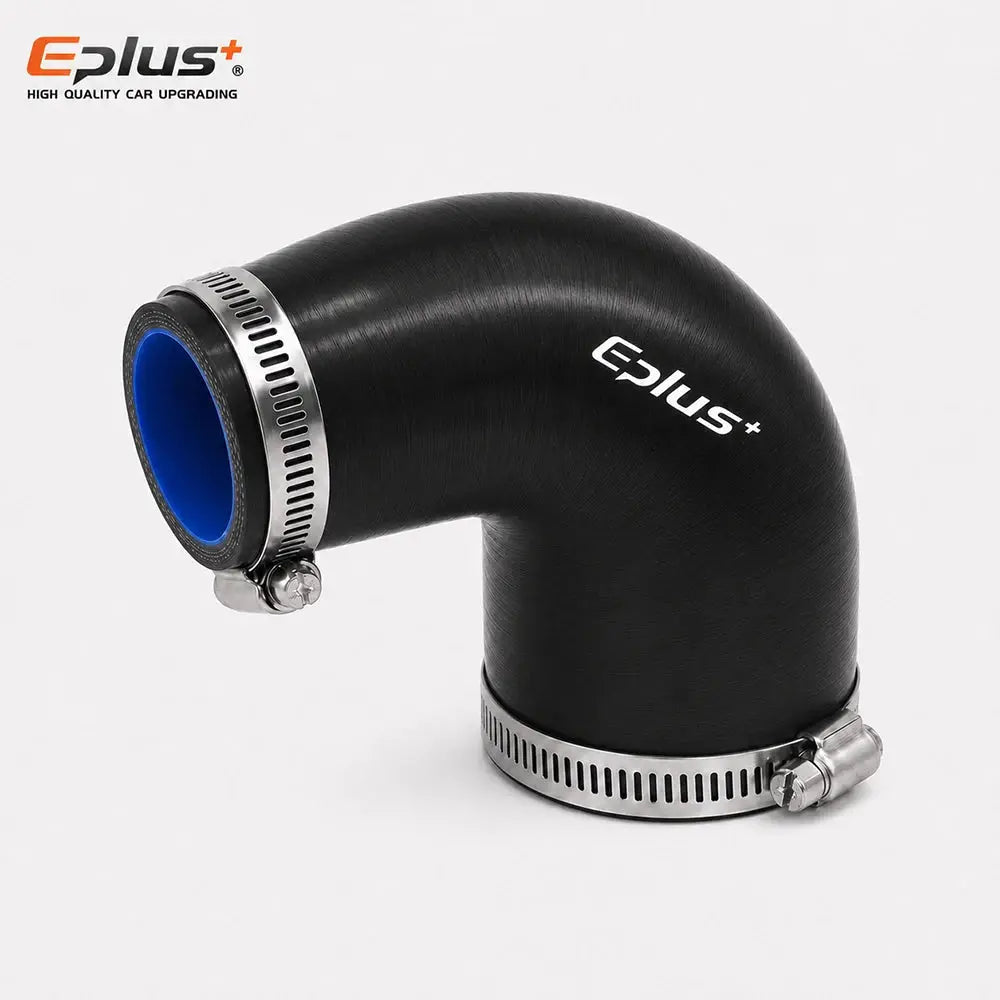 Black Silicone Car Radiator Intake Hose Turbo Intercooler Coupler Reducer Connector Universal Silica Gel Tube 90 Degrees Adapter by InterCyprus Trading Ltd