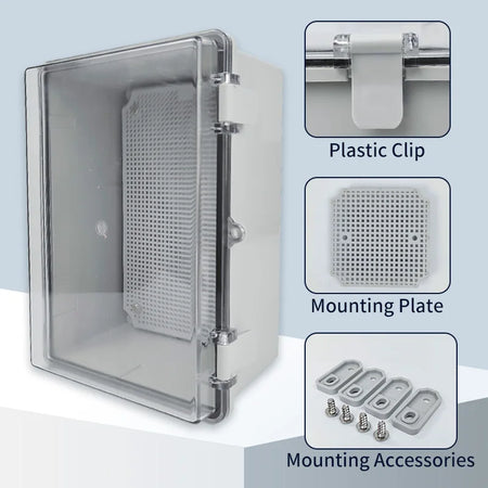 IP66 Waterproof Junction Box ABS Plastic Outdoor - Durable