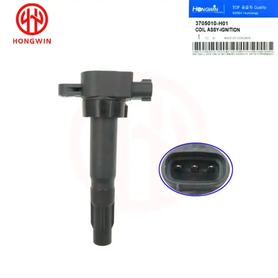 Bobina de Ignição para Motores Changan CS15, K14b, K12A