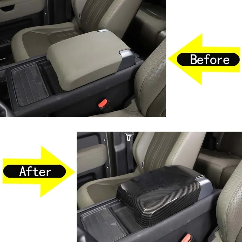 Kryt opěrky ruky z ABS z uhlíkových vláken pro Defender 110 2020 2024