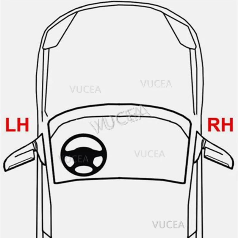 Exterior Rearview Mirror Corner Trim Molding for Hyundai Reina 2018-2021