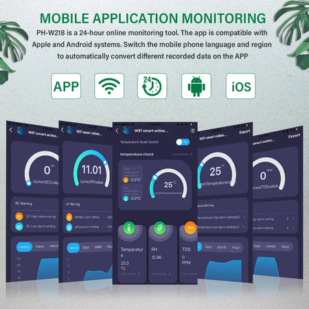 Tuya WiFi 8 In 1 Water Quality Tester &ndash; Smart WiFi Enabled