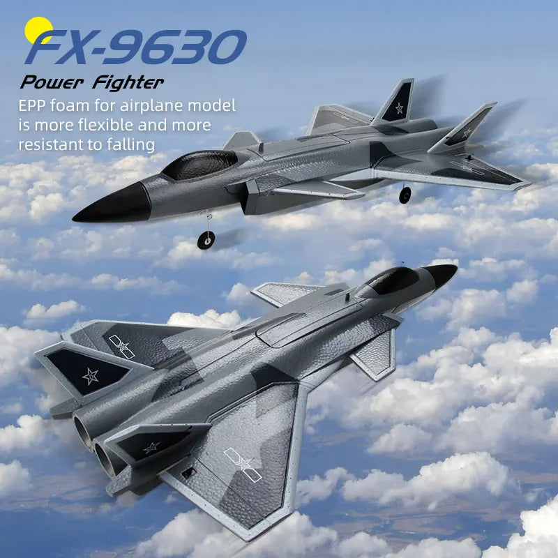 FX9630 J20 RC Plane - Anti-Collision Soft Rubber Head Glider