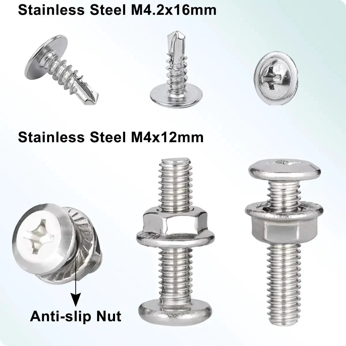 Stainless Steel L Shape Bracket With Screws For Truck Bus Camera Mount by InterCyprus Trading Ltd