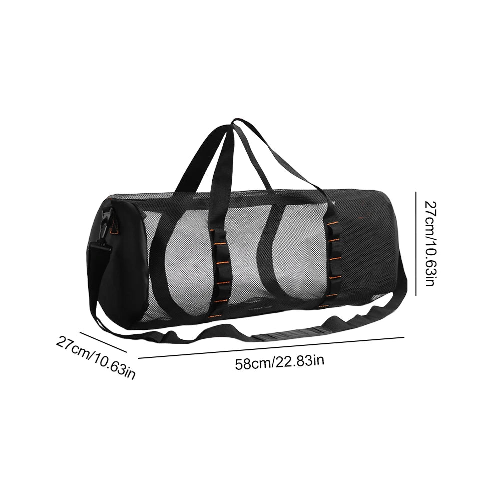 Extra Large Mesh Dive Bag for Scuba, Surfing, and Snorkeling