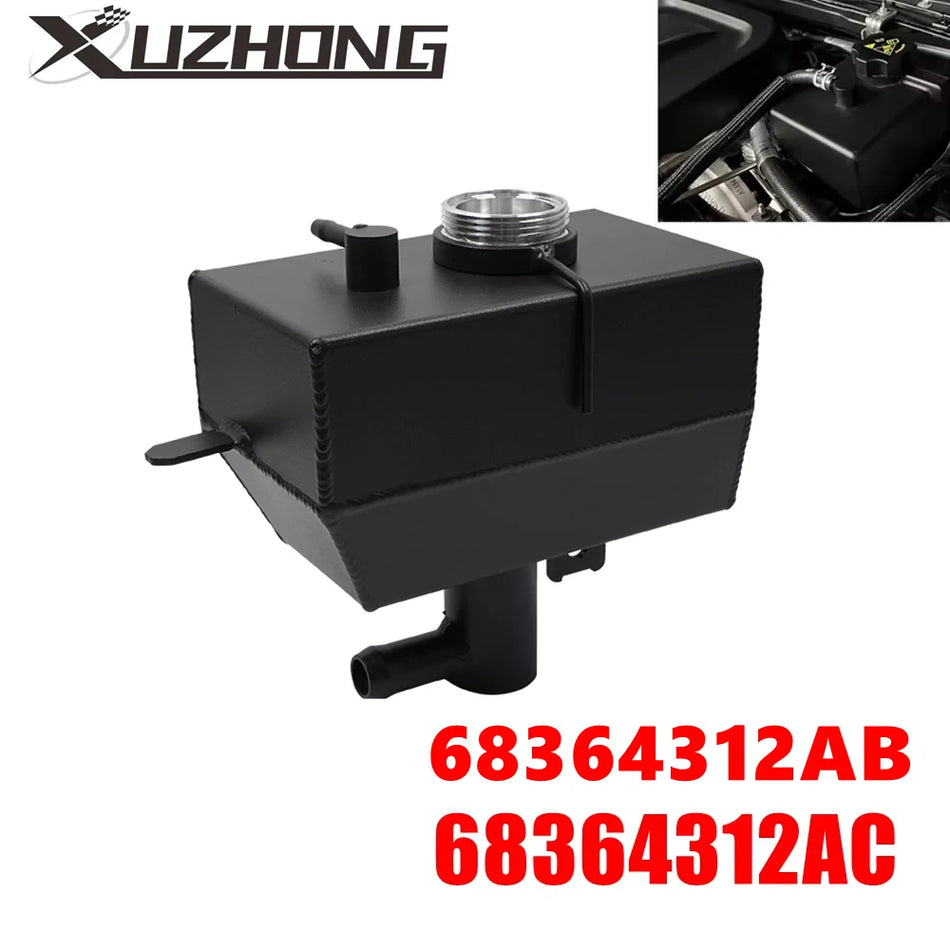 Zbiornik płynu chłodzącego w czarnym aluminium do Jeep Wrangler JL/JLU i Gladiator JT